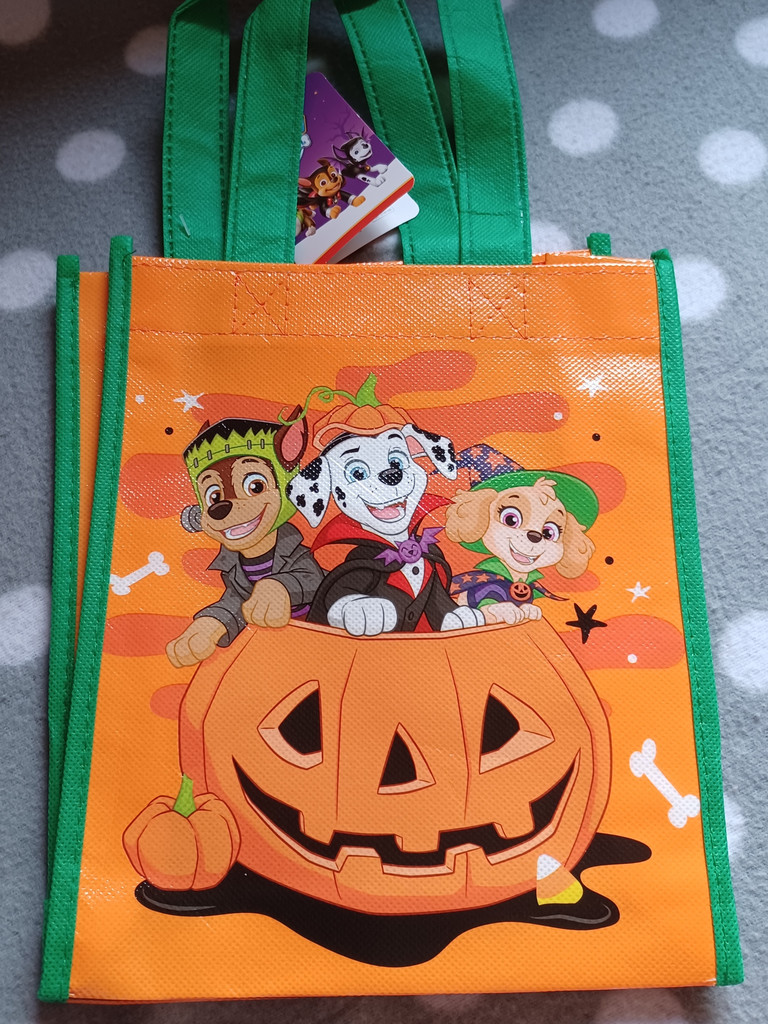 Shopper Einkaufstasche für Kinder 23x19,5 cm Halloween PAW Patrol