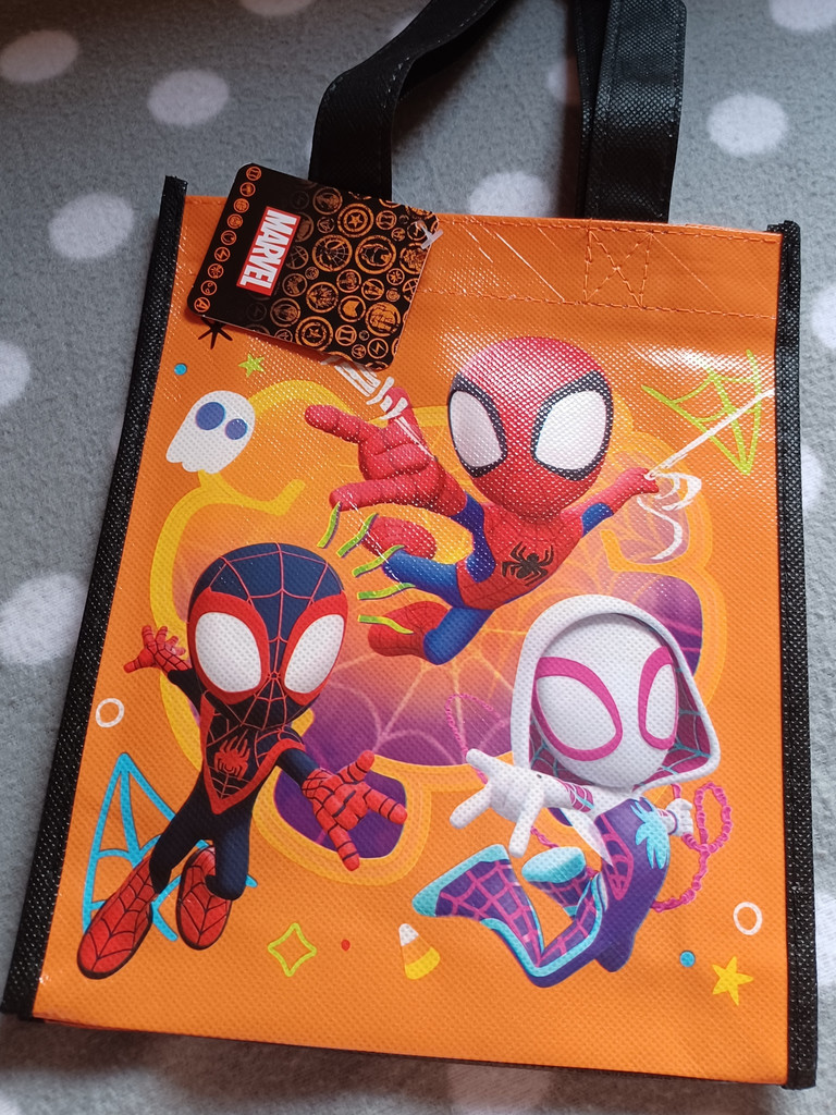 Shopper Einkaufstasche für Kinder 23x19,5 cm Halloween Spidey