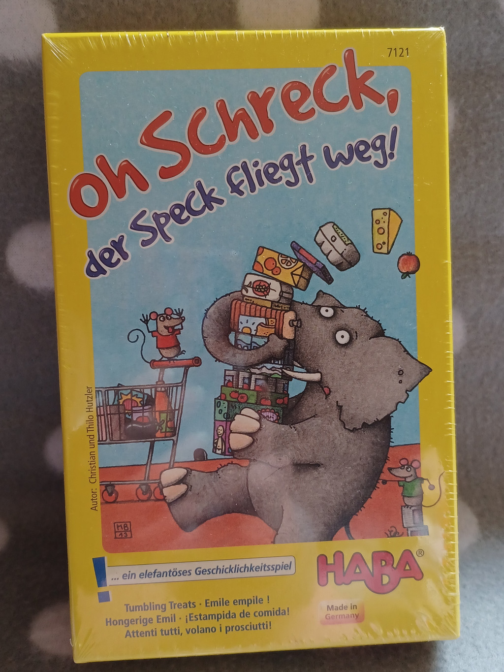 HABA 7121: Oh Schreck, der Speck fliegt weg! 